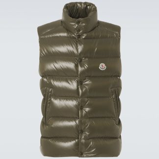 hurtowy luksus Moncler Kamizelka puchowa Tibb w kolorze zielonym