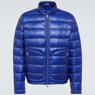 hurtowy luksus Moncler Kurtka puchowa Acorus w kolorze niebieskim