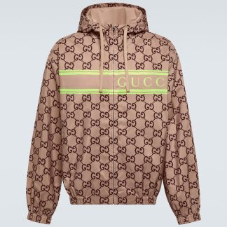 luksusowa gorąca sprzedaż Gucci Wielokolorowa bluza z kapturem z nadrukiem GG