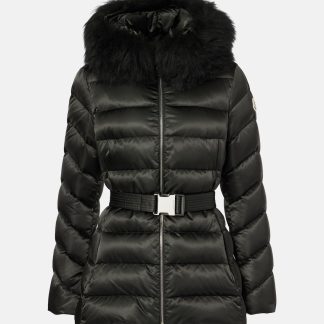 luksusowa gorąca sprzedaż Moncler Pikowana kurtka puchowa Cupidone w kolorze czarnym