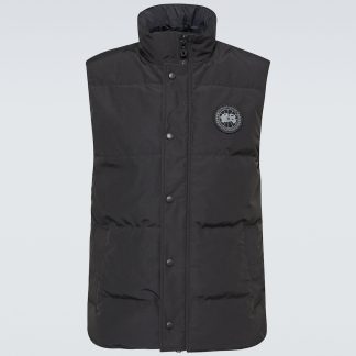 luksusowa replika Canada Goose Kamizelka puchowa Black Label Garson w kolorze czarnym