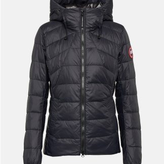 luksusowa replika Canada Goose Kurtka puchowa z kapturem Abbott w kolorze czarnym