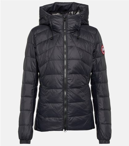 luksusowa replika Canada Goose Kurtka puchowa z kapturem Abbott w kolorze czarnym