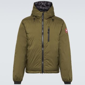 moda luksus Canada Goose Kurtka puchowa Lodge Hoody w kolorze zielonym