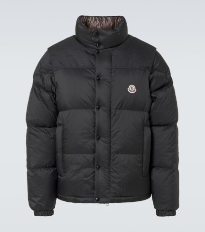 podrobiony projektant Moncler Odwracalna kurtka puchowa Verone w kolorze czarnym