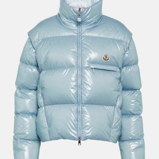 projektant hurtowy Moncler Kurtka puchowa Almo w kolorze niebieskim