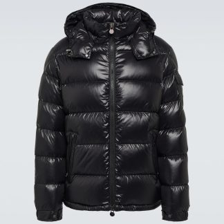 tani projektant Moncler Kurtka puchowa Moncler Maya w kolorze czarnym